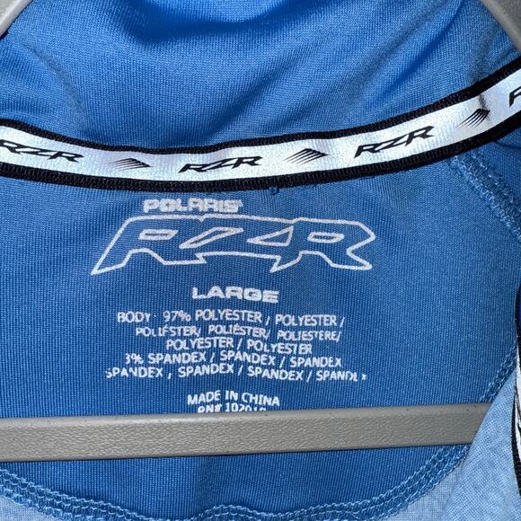 Polaris RZR Women's Alpine Loop Zip-Up Track Jacket Blue - size large - Picture 4 of 4